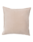 Cotton Velvet Pillow (Light Beige)