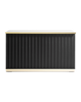 Matte Black Fluted Bar