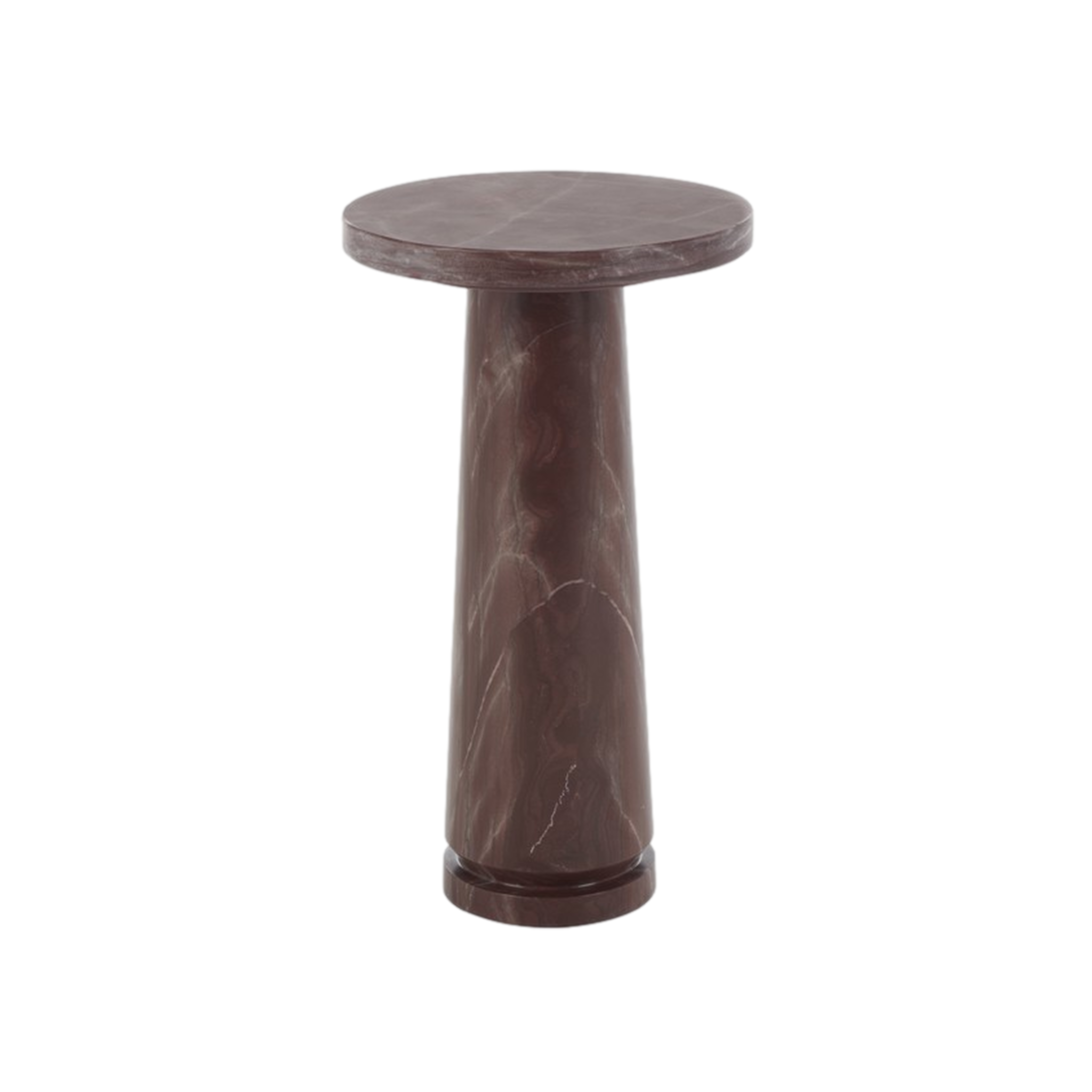 Valentia Accent Table (Burgundy)